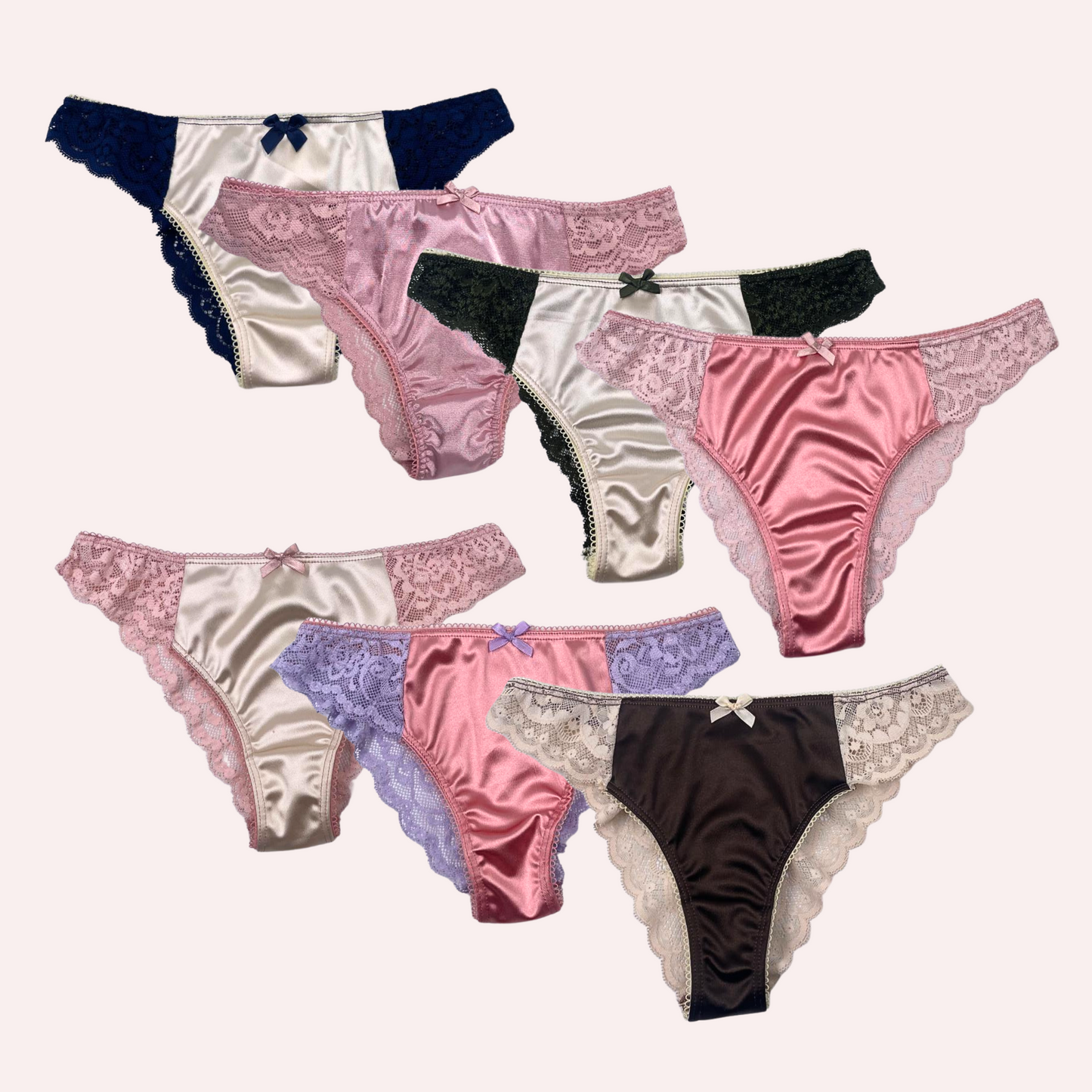Docena surtida, Bikini Luna Satinado